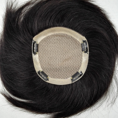 瑞尔美全手织递针补发块优质真发男女假发补发片