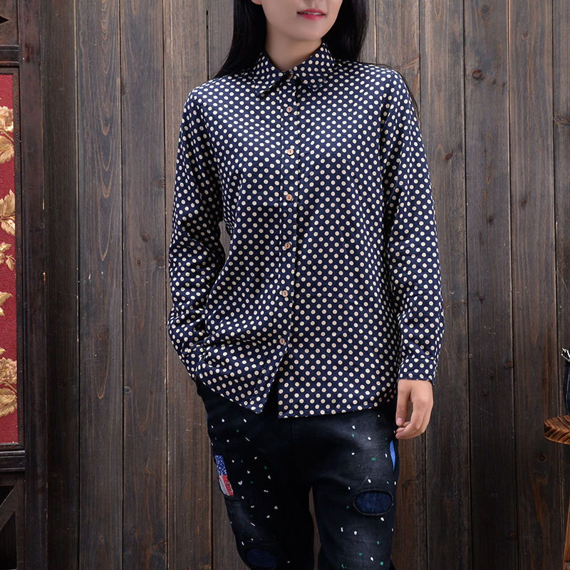 加绒衬衫女 2016冬季新款加绒加厚保暖条纹衬衫纯棉长袖上衣