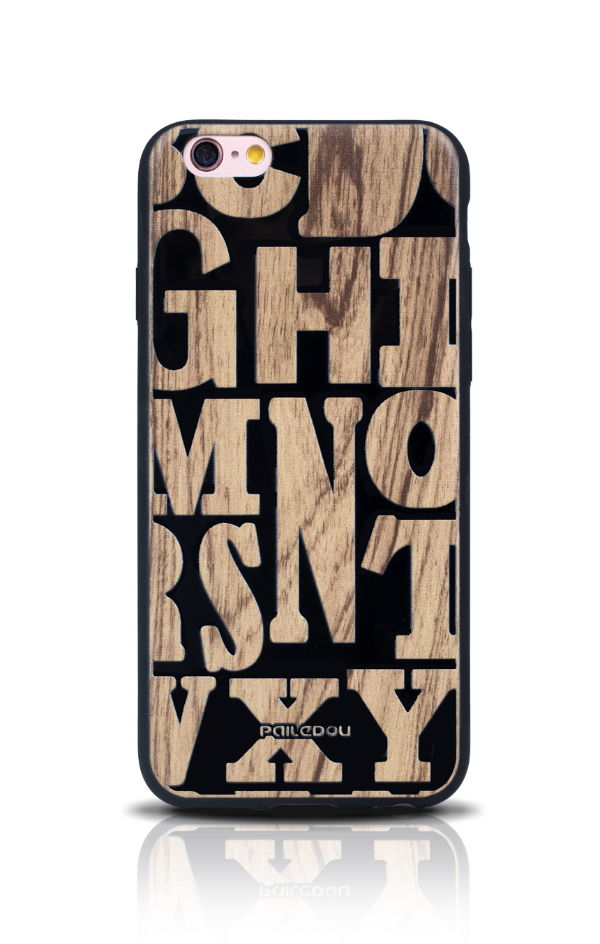 创意图文字母iphone6s手机壳苹果6