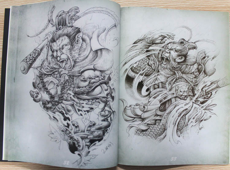 最新纹身书籍四十二章经二2 艺伎明王象神般若教学手搞图册器材a4