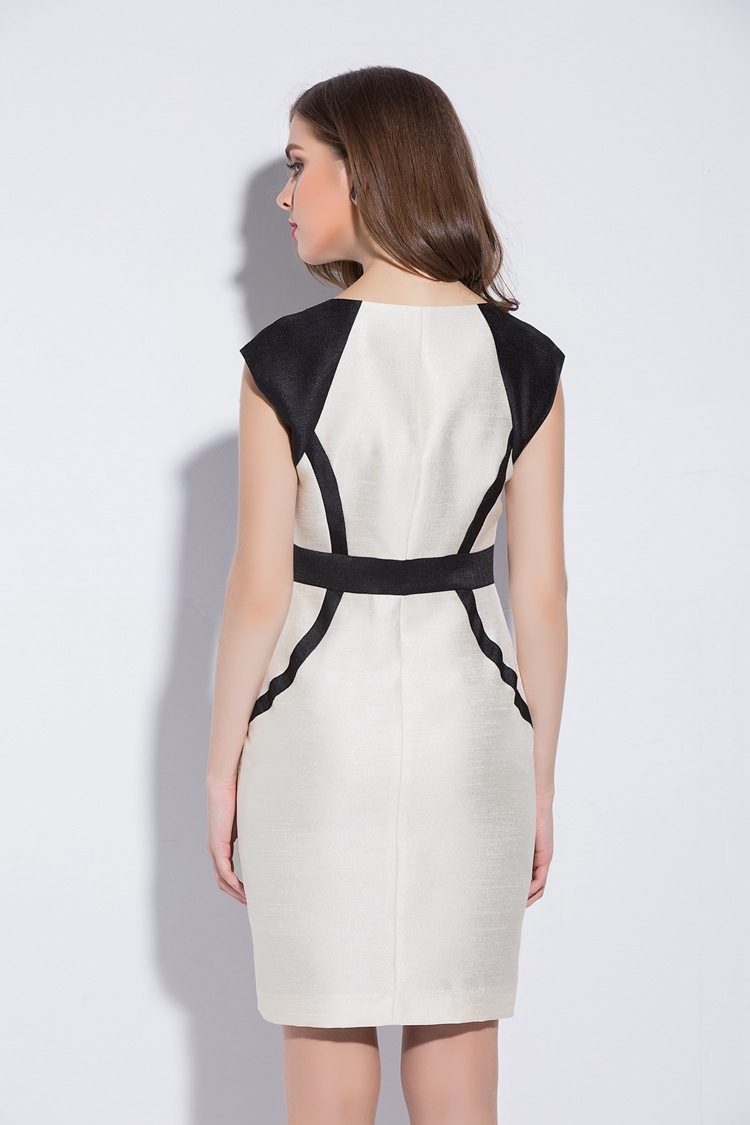 2019秋季新款短袖撞色条纹连衣裙欧气质显瘦包臀裙美品牌大码女装