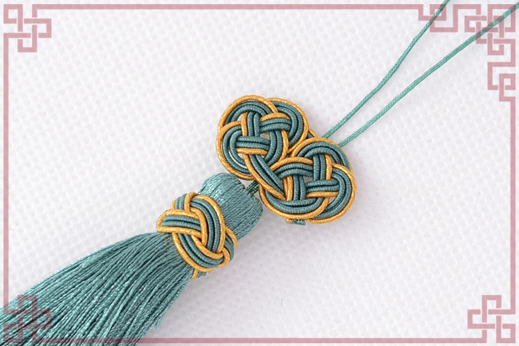 龙结 厂家直销双钱结项链手工编织diy配件 服装中国结配饰批发