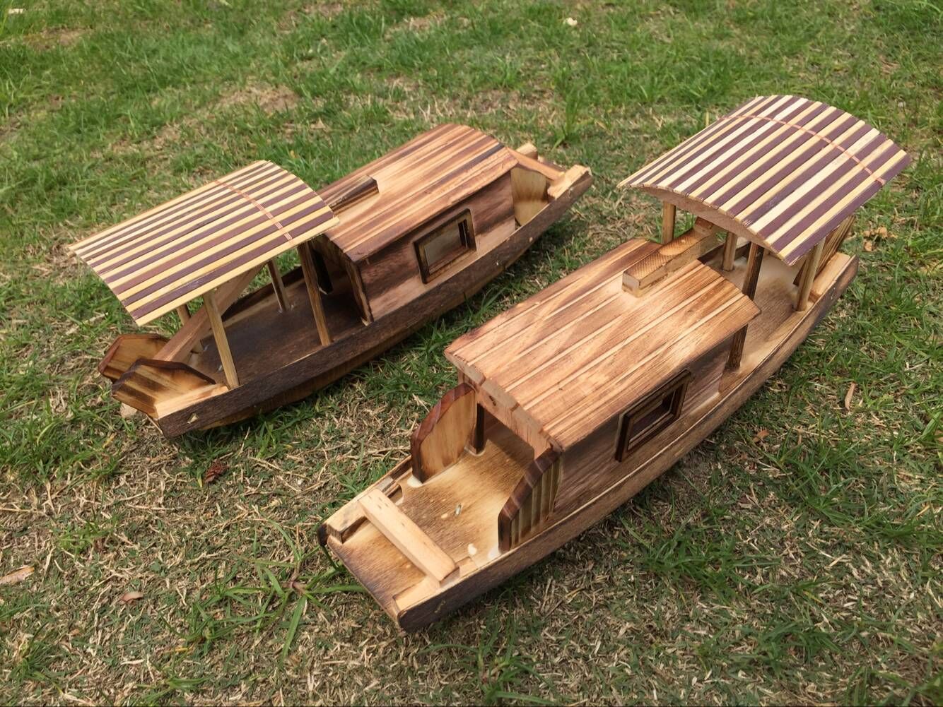 旅游工艺品批发 木质渔船模型 一帆风顺 木制手工渔船 轮船摆件