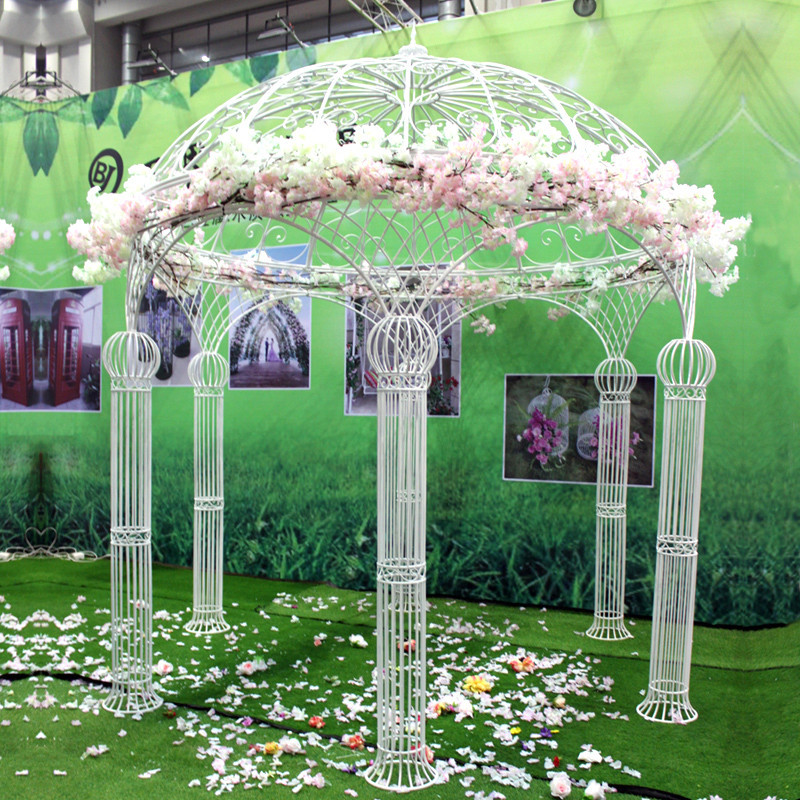 欧式铁艺圆罗马仪式亭喜亭 六角幸福亭许愿