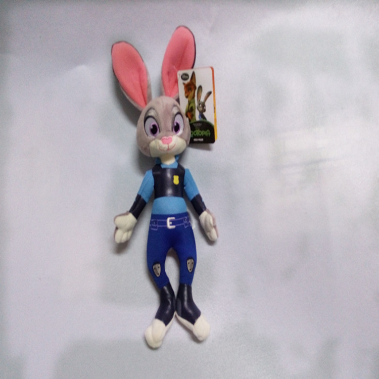 厂家直销疯狂动物城毛绒玩具 尼克狐狸 朱迪兔子zootopia公仔