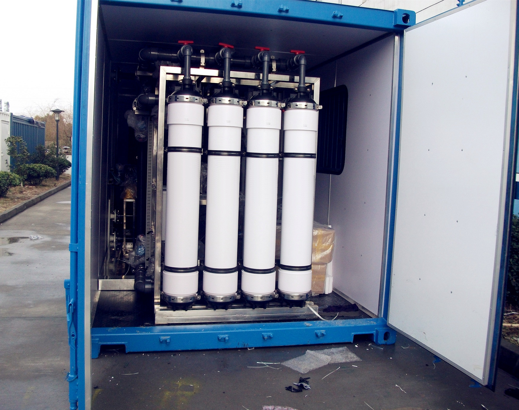 集装箱式超滤水处理设备超滤膜水净化过滤设备
