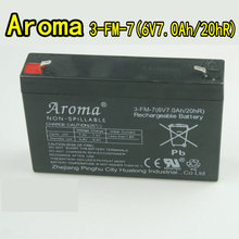 Aroma 3-FM-7(6V7.0AH/20HR) 儿童电动童车电瓶铅酸蓄电池免维护