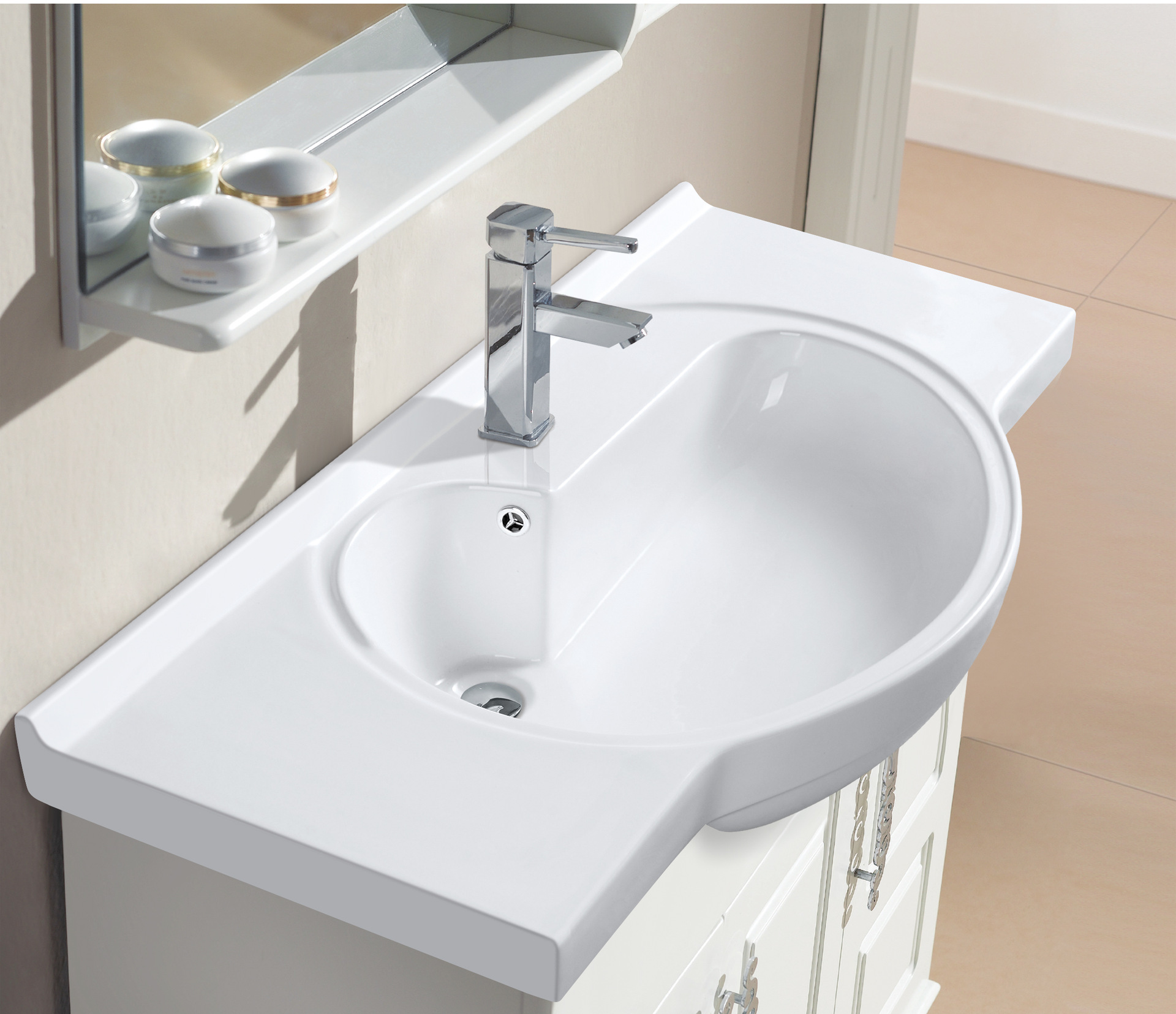 卫浴陶瓷厂家直销批发洗手盆,浴室柜盆,薄边盆,欢迎采购