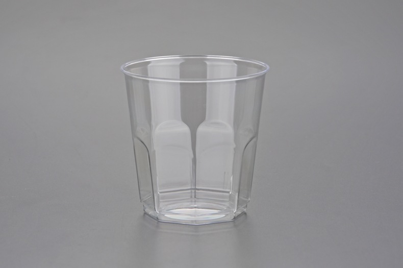 速递200ml一次性杯子航空杯 透明塑料饮水杯 办公招待喝水杯400个
