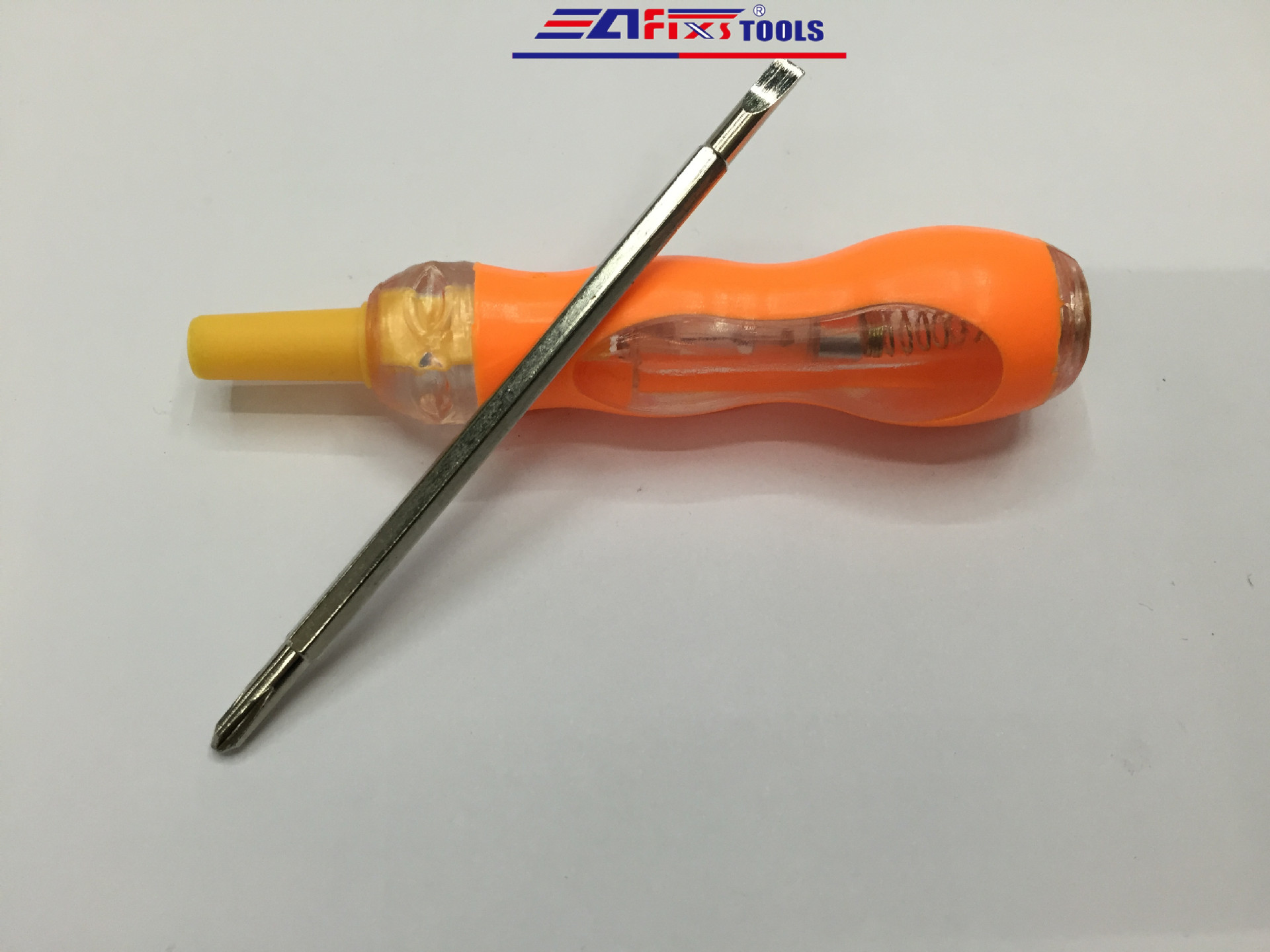 Afixs Factory Direct Sales Peanut 4mm Dual-Use Test Pencil Screwdriver Hardware Tools Family Set