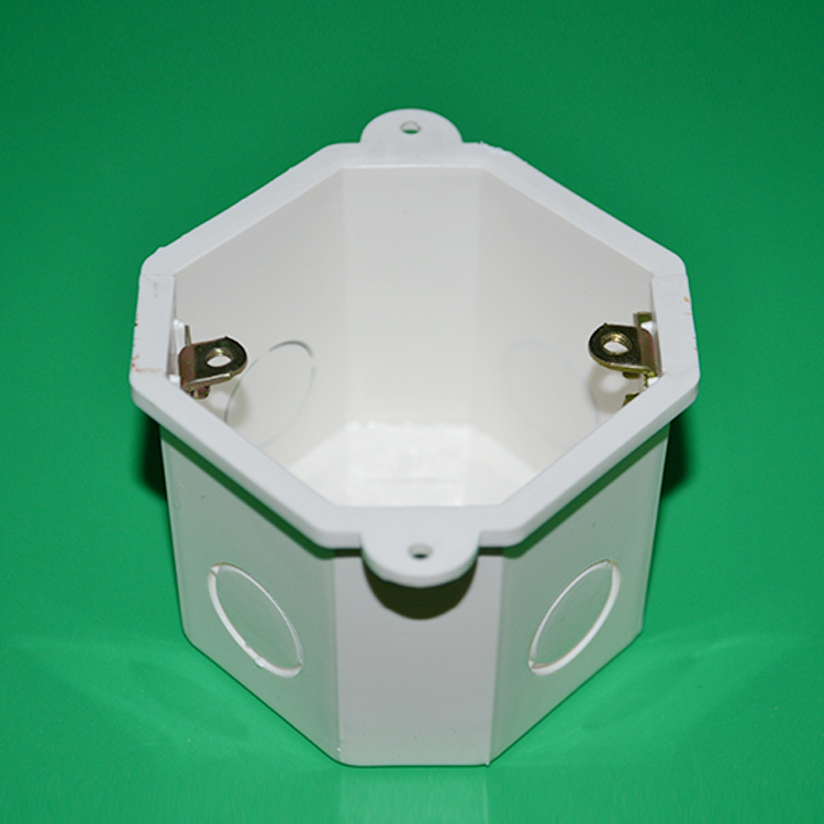 八角灯头盒_亚昌pvc 灯头盒 八角灯头盒 接线盒 预埋 底盒 厂家直销 -