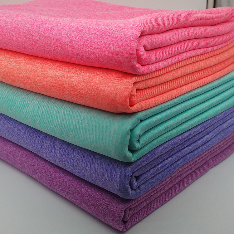 新品 现货全涤阳离子南韩丝 氨纶健康布运动套装校服面料批发