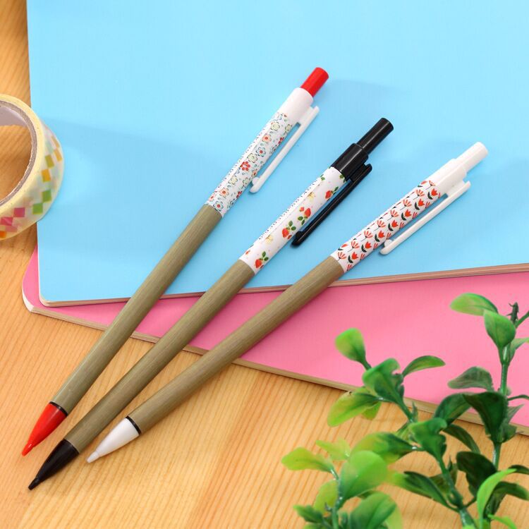 创意学习文具用品 可爱卡通小碎花活动铅笔 小学生自动铅笔 批发