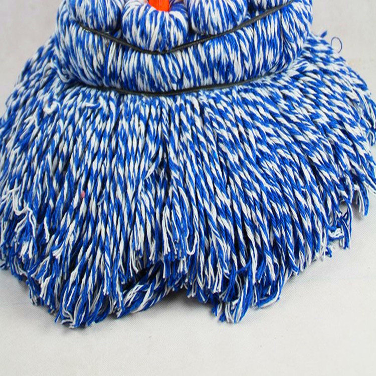 拖把蓝线绳拖把大号蓝线拖把棉线拖棉布木柄拖把墩布排拖手工