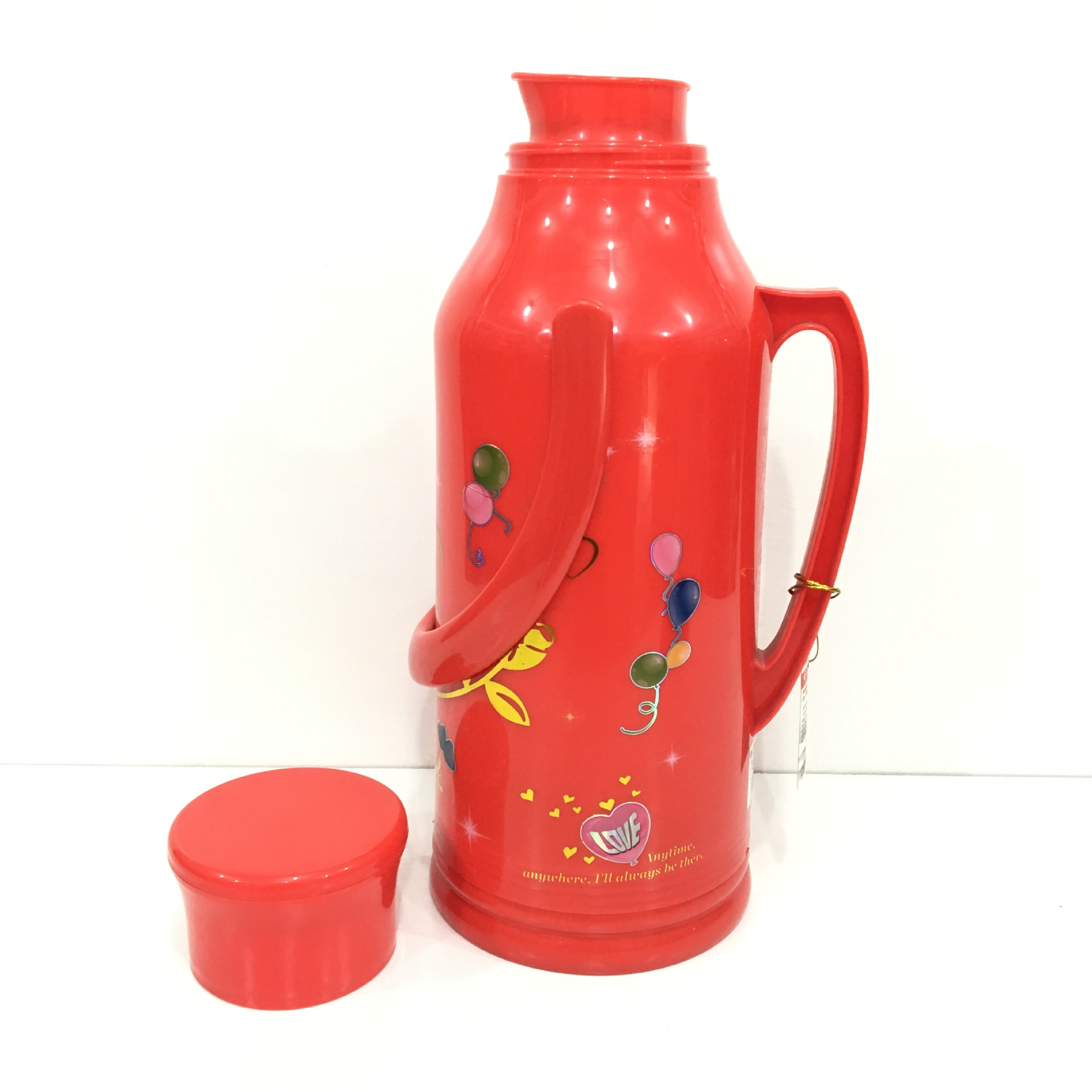 厂家直销塑料大红茶瓶保温热水瓶暖瓶3.2升8磅暖壶保温瓶结婚喜庆