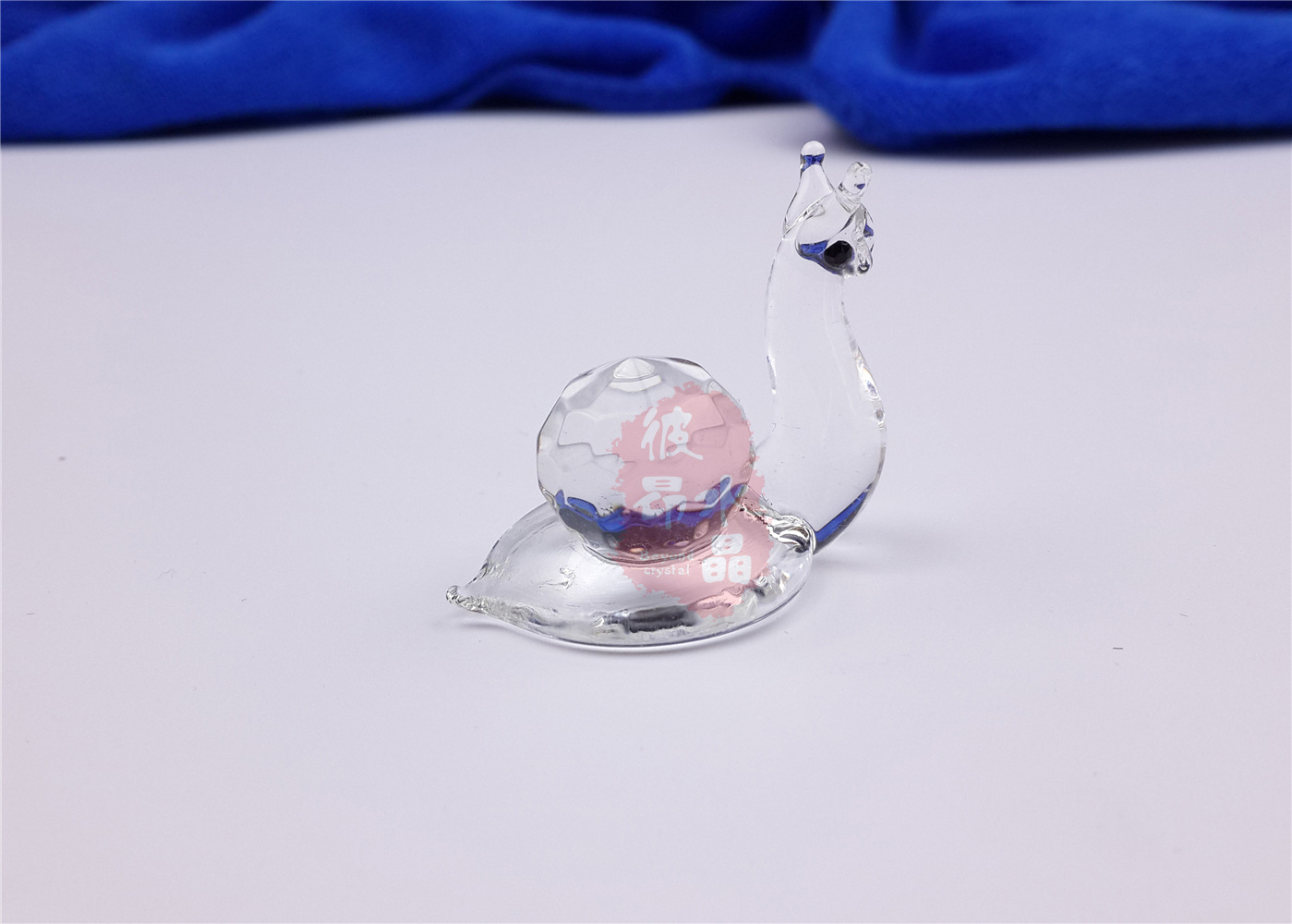 供应优质水晶小动物摆件蜗牛摆件 水晶摆件