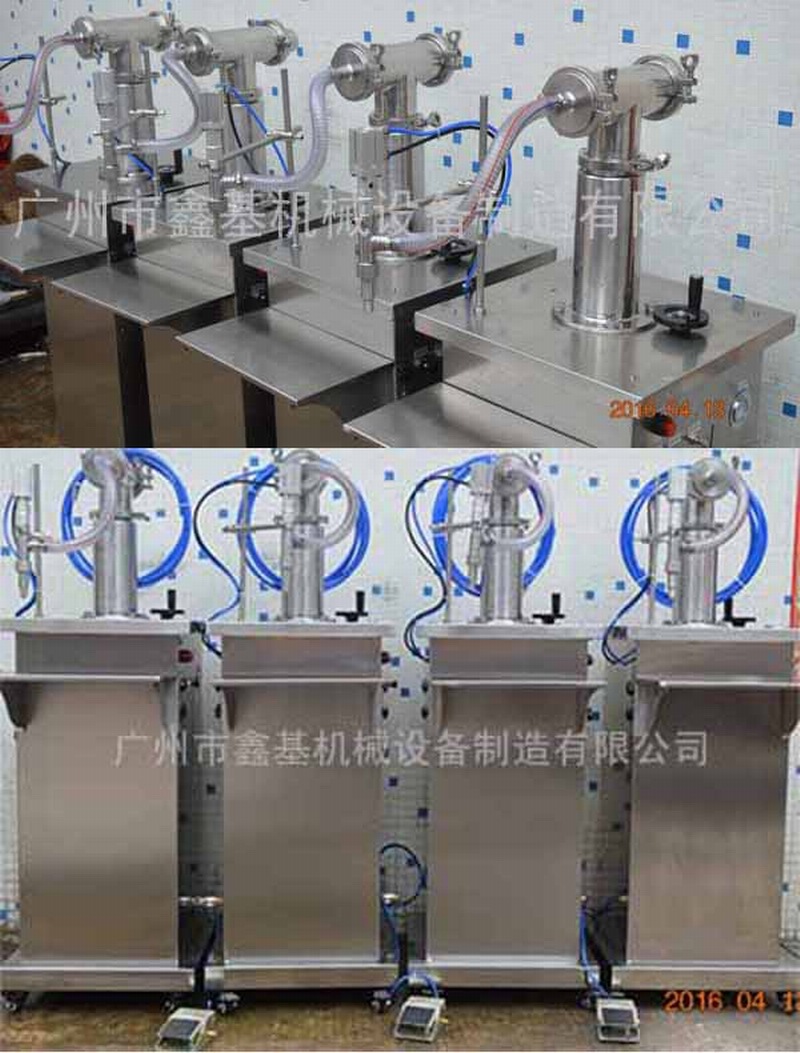 工厂直销小型半自动灌装机 气动定量灌装机 小型定量灌装机