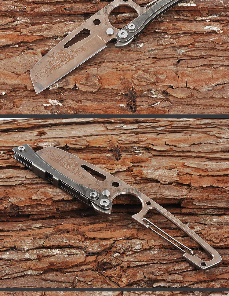 sr-s033e户外多用工具刀多功能救生工具卡刀收藏礼品刀