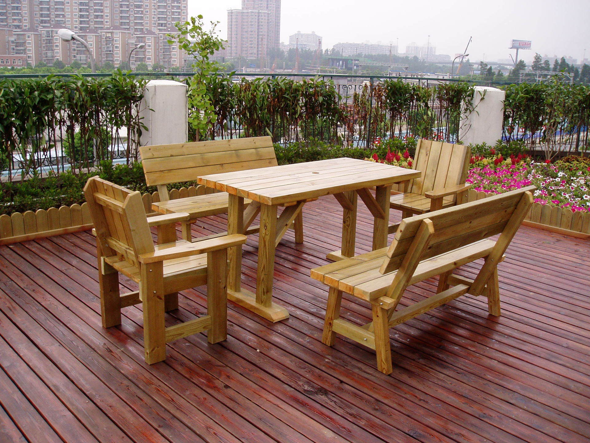 供应户外公园长椅 小区实木长椅 实木桌椅休闲座椅长条凳子可定制