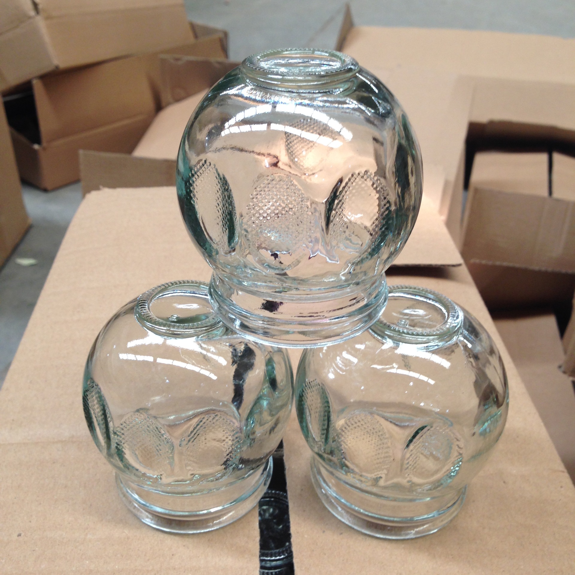 批发加厚拔火罐玻璃火罐玻璃拔罐器透明玻璃瓶拔罐器拔火罐