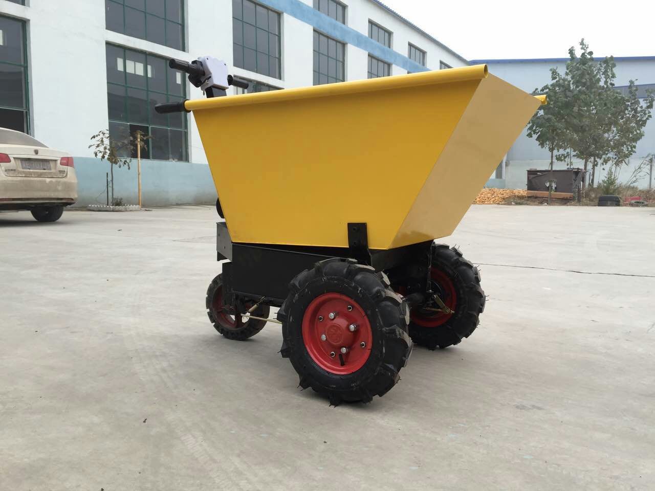 工地电动手推车 建筑工地水泥砂浆混凝土输送车 小型搬运车