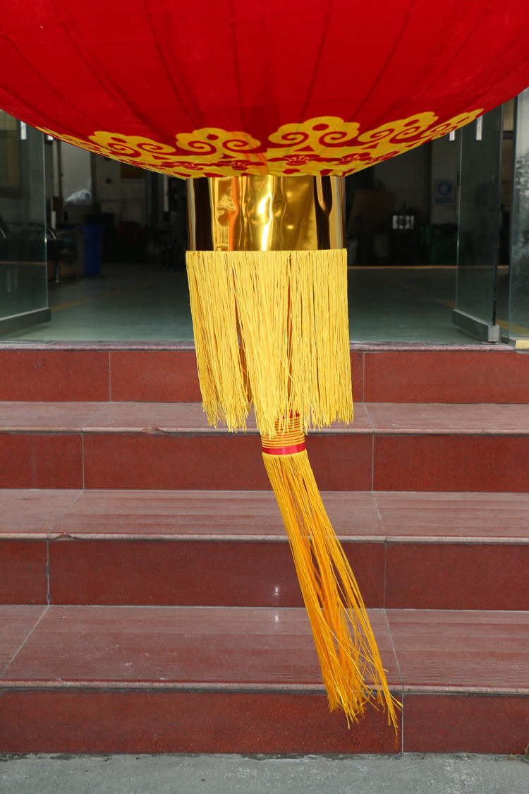 定制特大巨型户外节日广告春节铁口植绒布大型红灯笼厂家宫灯批发