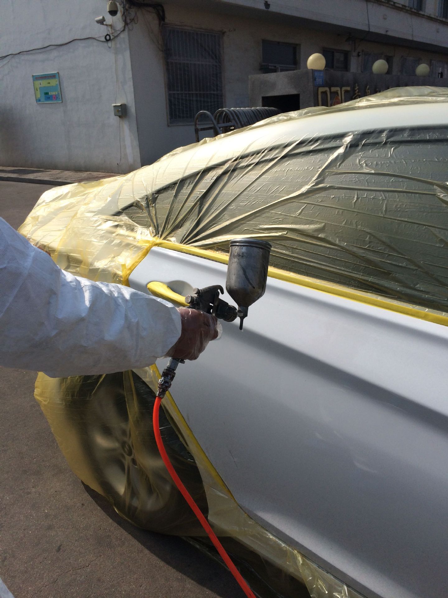 厂家生产直销汽车喷漆遮蔽膜4.8m