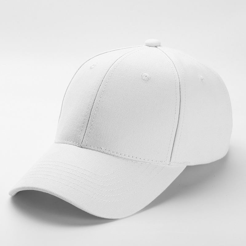 Solid Color Advertising Cap Printing Hat Peaked Cap Outdoor Baseball Cap Logo Processing Embroidery Light Board Sun Protection Sun Hat