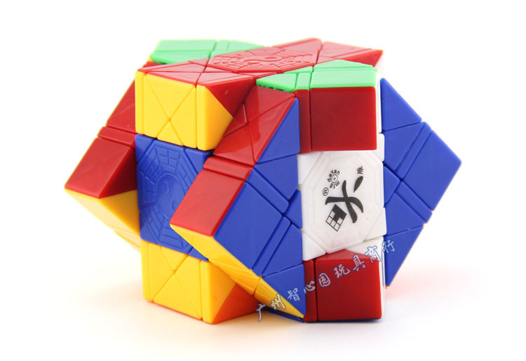 大雁八卦魔方彩色 6 axis 8 rank cube bagua 三阶混元八卦魔方