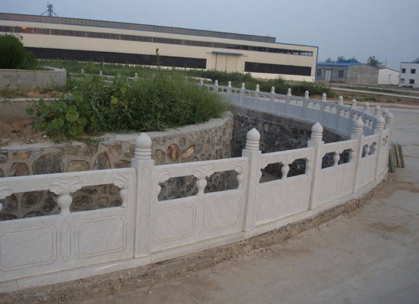 供应信息 天然大理石 【祥瑞石材】优质汉白玉石栏杆广场园林酒店建筑