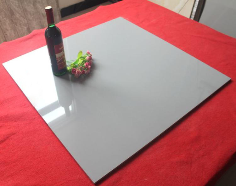 佛山瓷砖直销抛光砖客厅纯灰瓷砖灰色地板砖