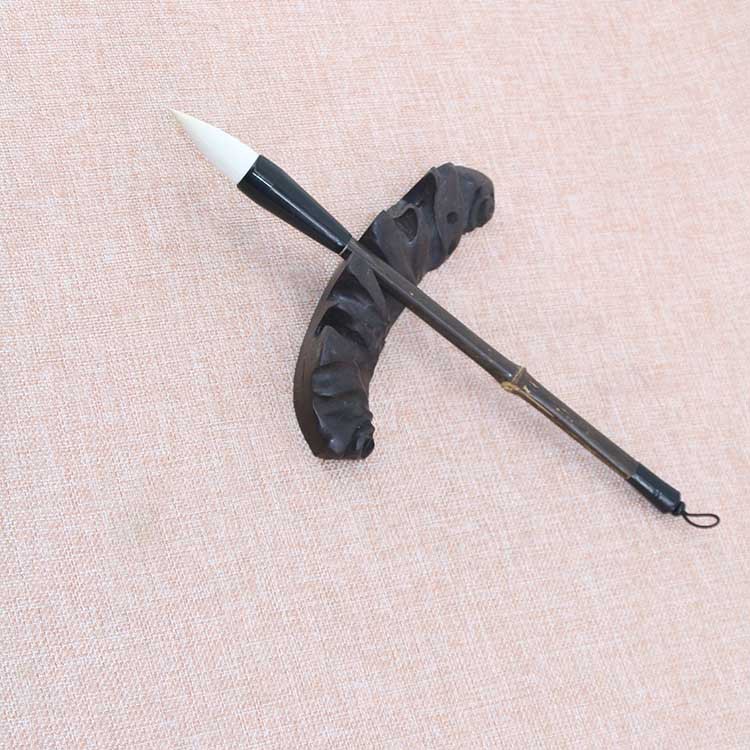 卫庄蒜头毛笔 短峰笔 楷书行书书法 羊毫毛笔碗笔