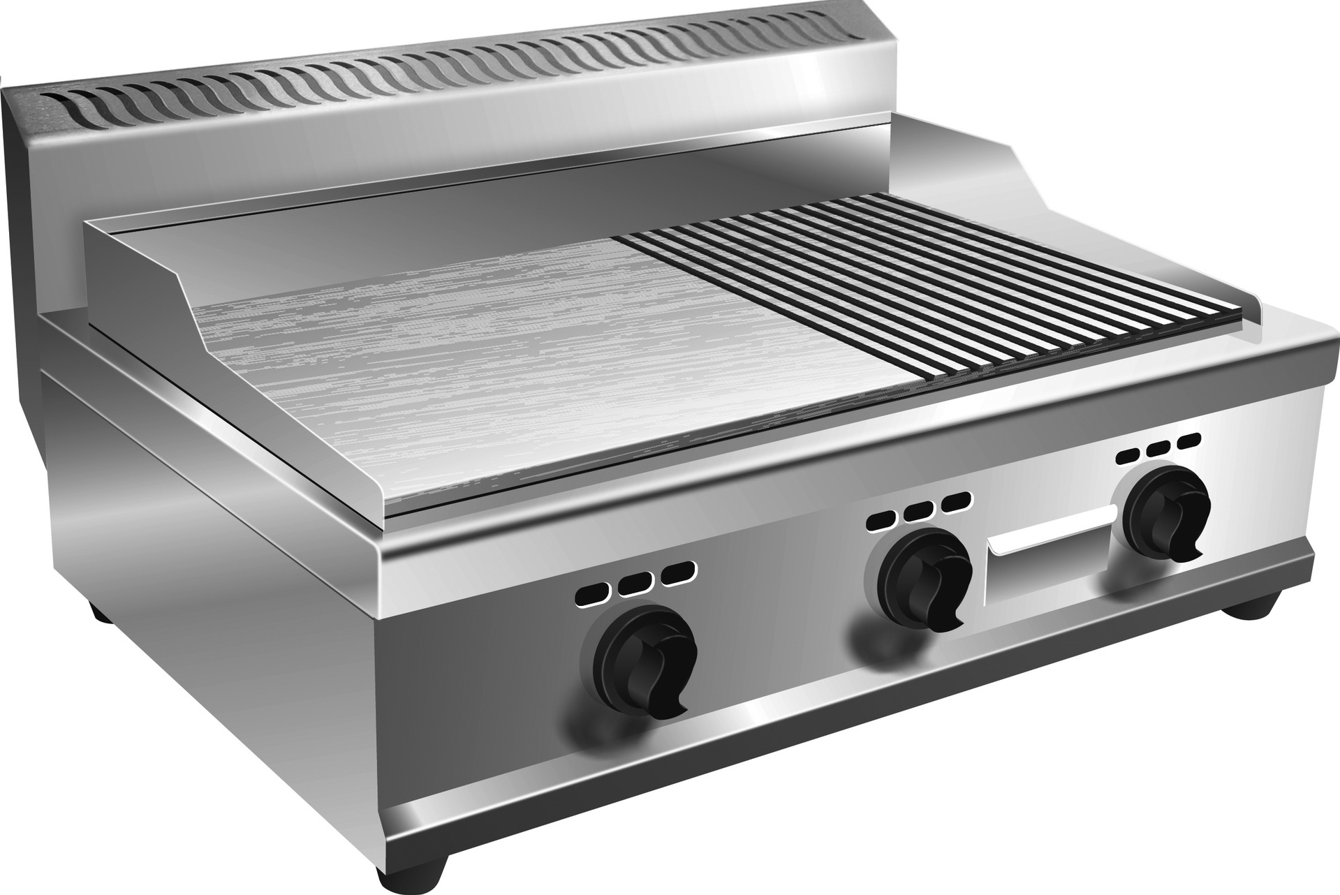 广州汇利vg-722燃气半平半坑扒炉(三