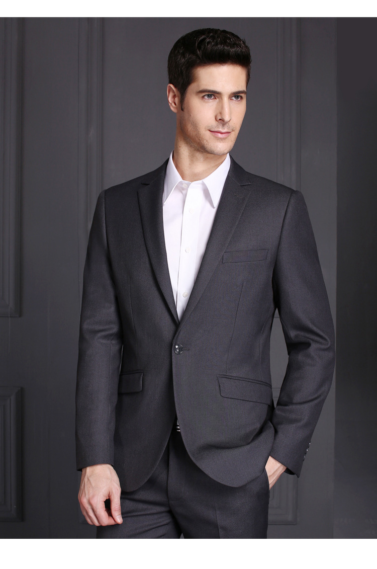 【西装男】套装商务男士西服西装修身韩版正装职业新郎结婚礼服