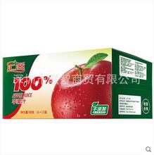 汇源 100%苹果汁  果蔬汁 1L*12盒 【深圳10箱广州30箱包邮】