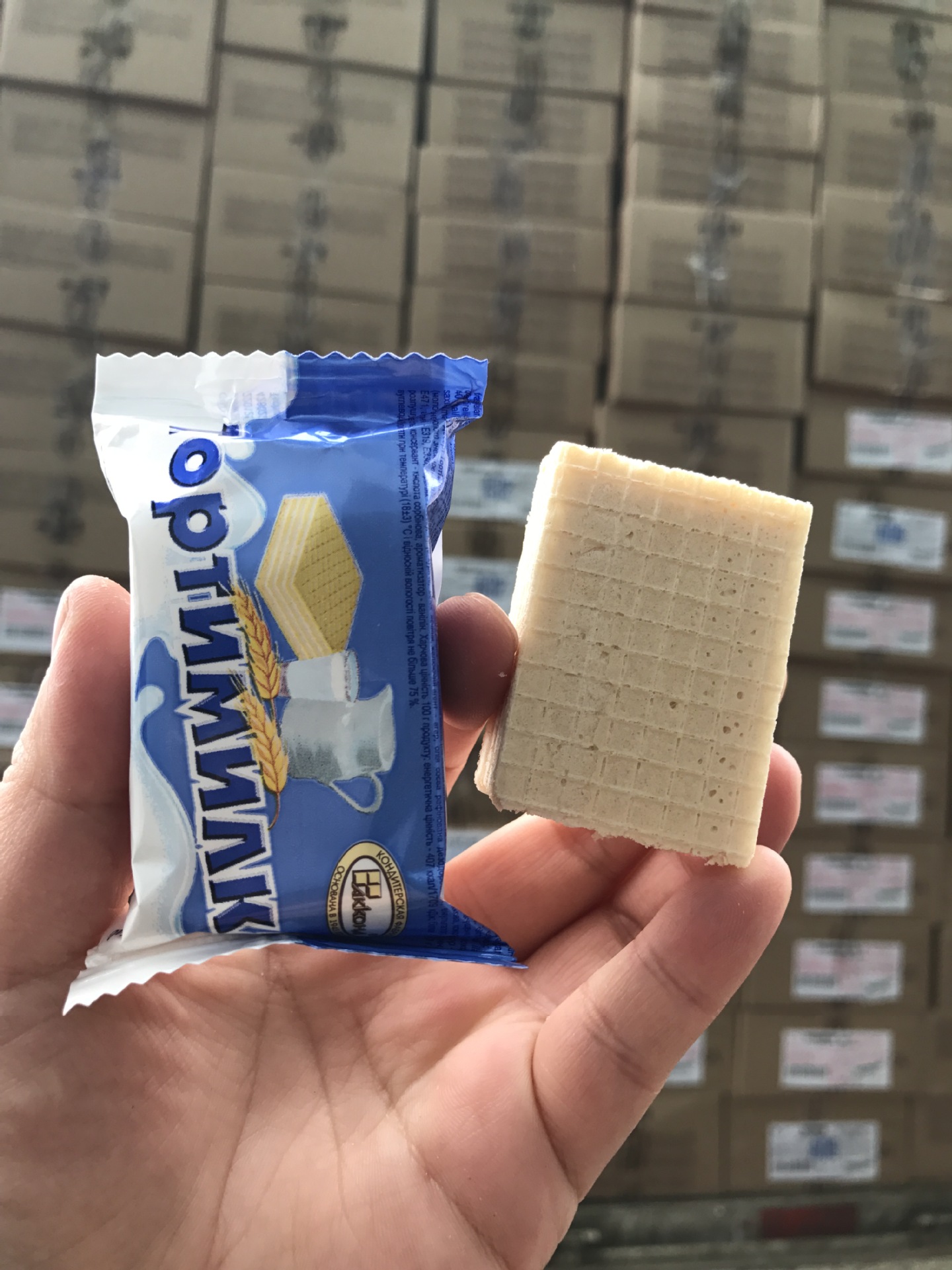 俄罗斯冰淇淋威化 浓浓的冰淇淋味道 一箱6斤-阿里巴巴