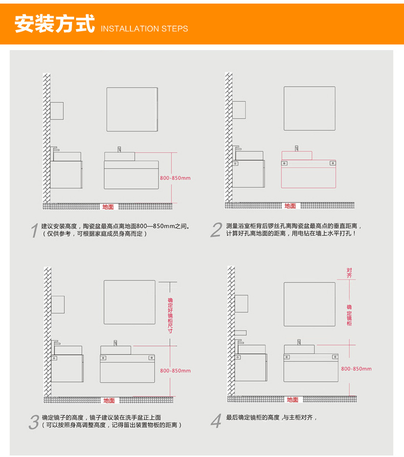 厂家批发橡木浴室柜组合洗手洗脸台上盆卫浴柜挂墙式实木吊柜6.