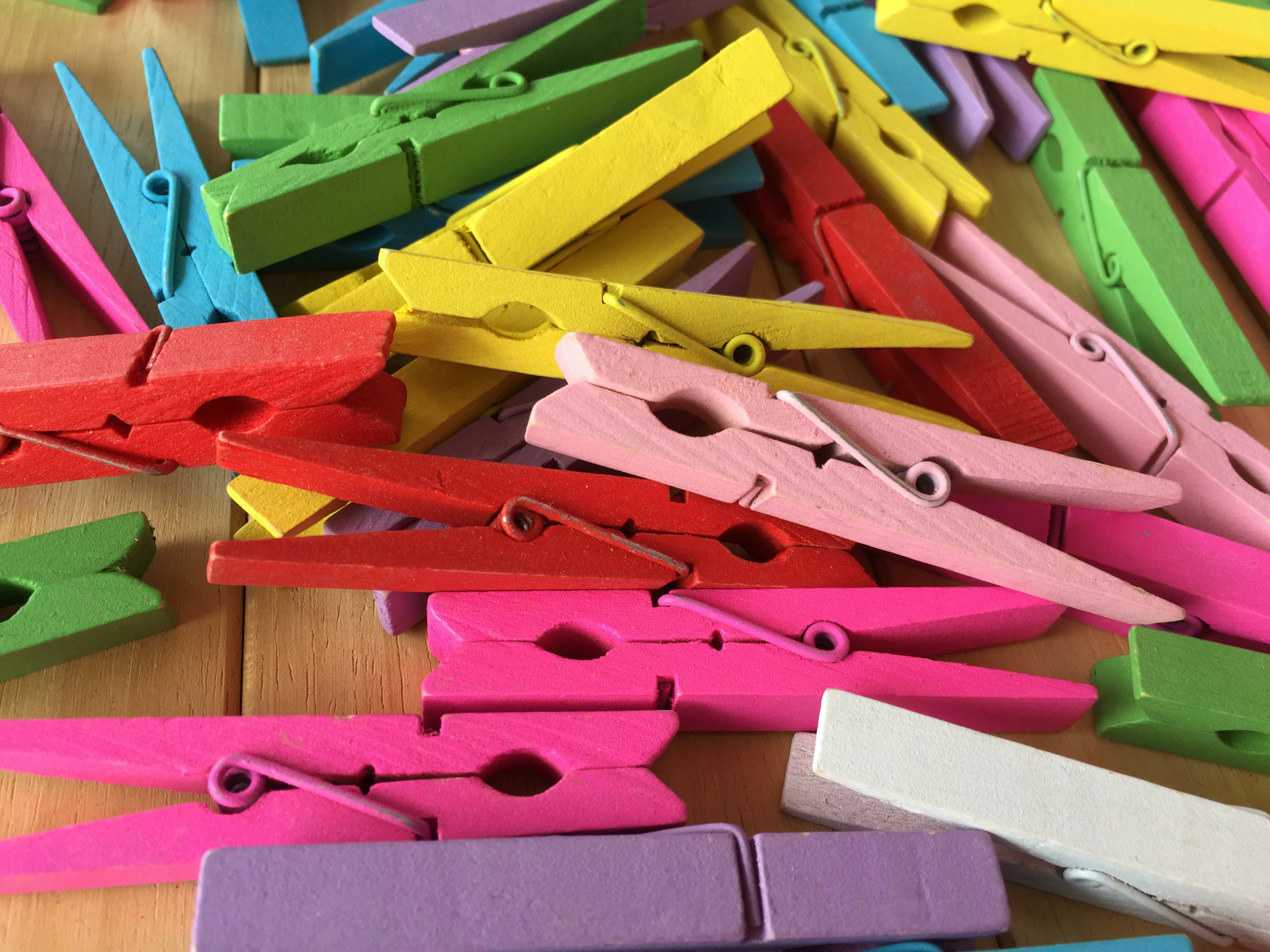 现货721cm彩色小木夹diy手工装饰照片夹木质小夹子批发