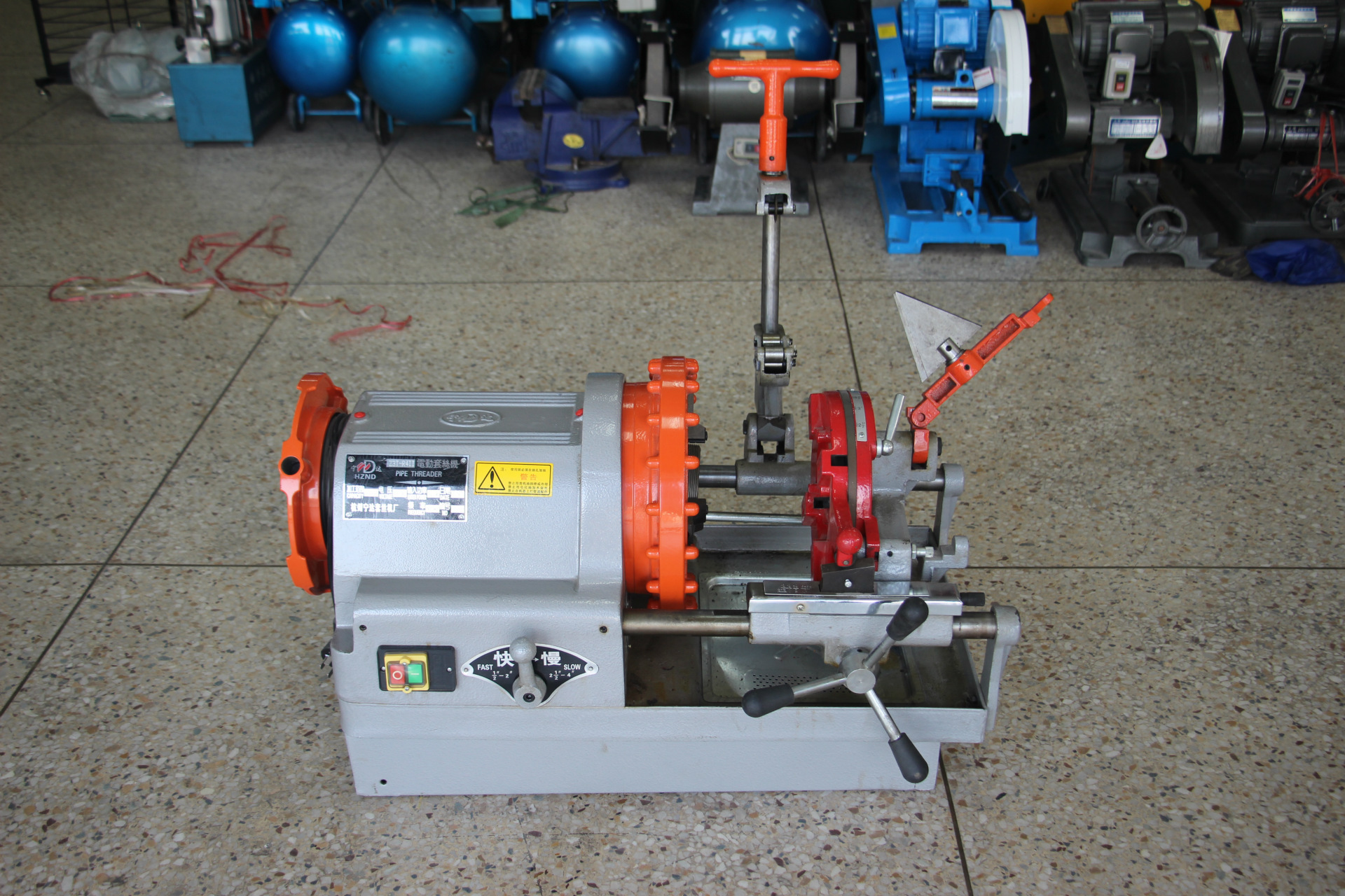 杭州宁达电动套丝机z3t-r4ii 切管套丝机 4寸380v电动套丝机