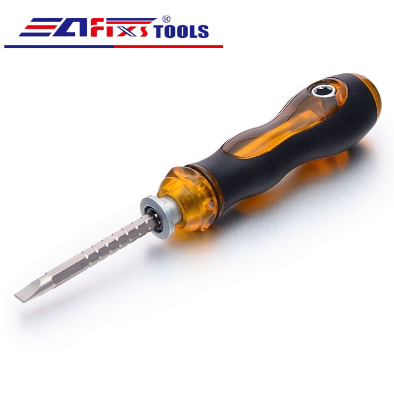 Afixs Hardware Tools Self-Produced and Self-Sold 8316 Matt Peanut Telescopic Dual-Purpose Screwdriver Screwdriver Set Tools