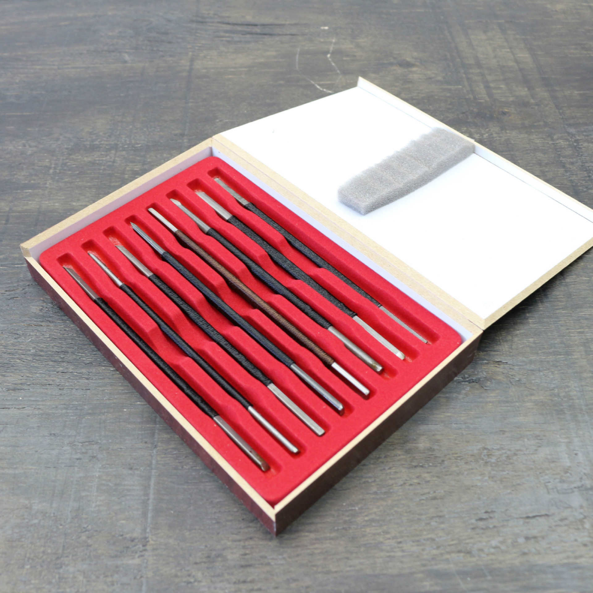 吴昌硕8件套装篆刻刀 手工刻印章刻章石木雕工具套装雕刻刀