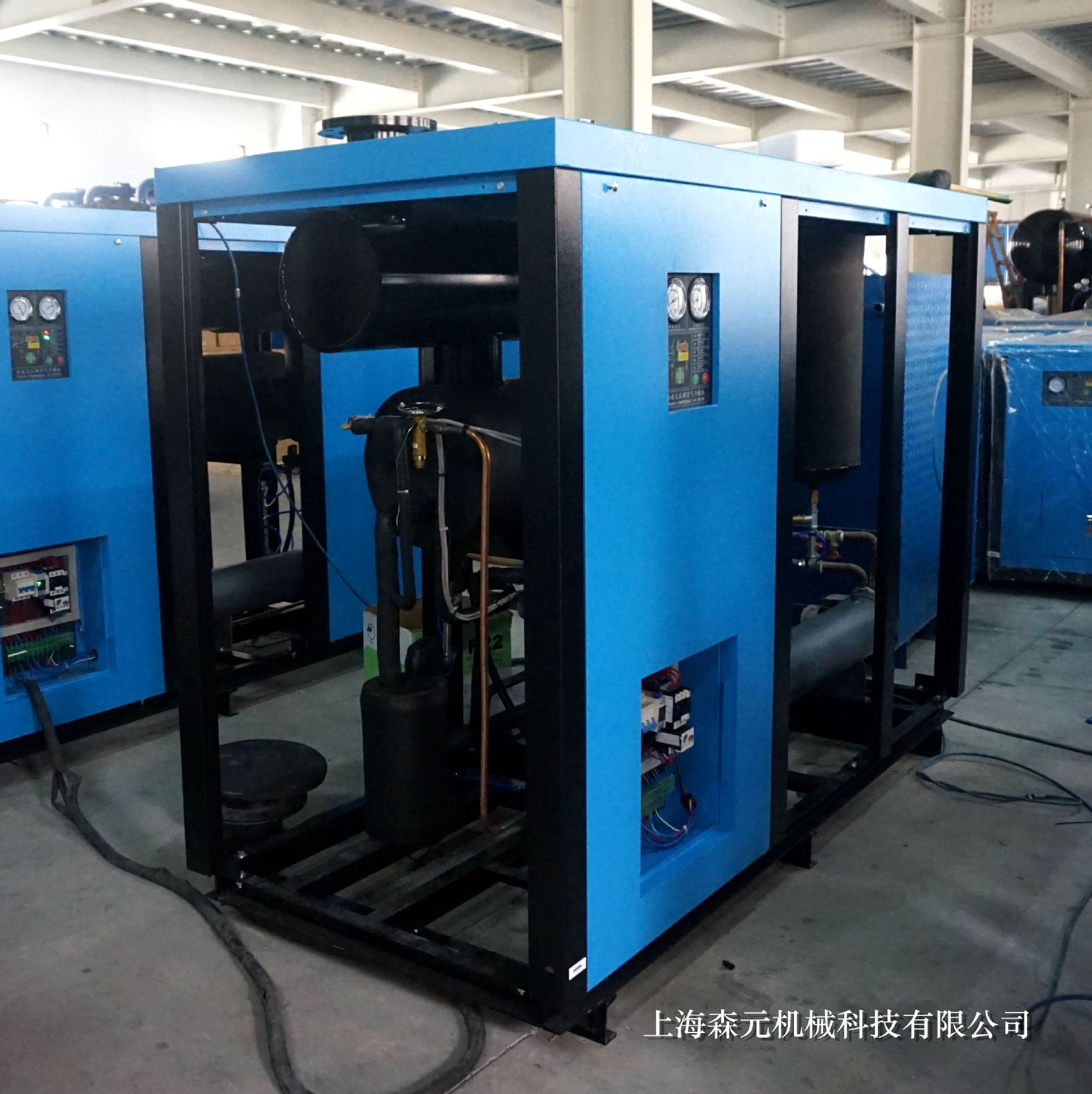 150立方水冷型冷干机 流量160立方/分钟 纺织木工机械配套设备