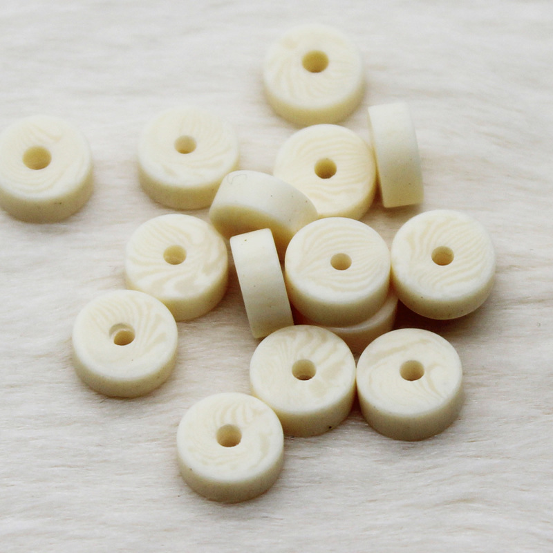 810mm树脂仿象牙隔片直角边隔片垫片diy饰品配件配珠批发