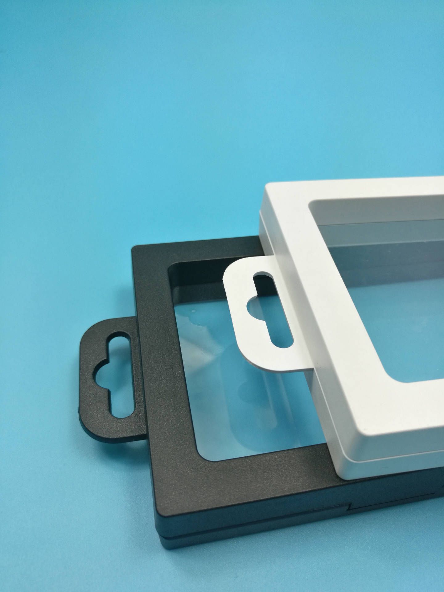 厂家批发230*90塑料首饰悬浮包装盒带挂钩 手表饰品礼品盒定制