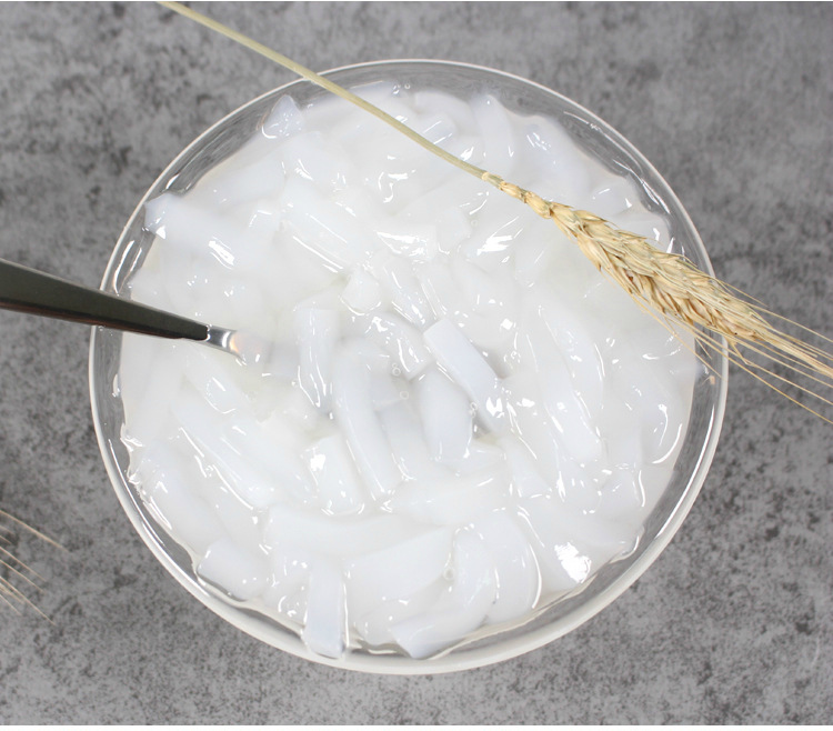 天源奶茶原料高纤椰果条椰果原味椰果6瓶厂家批发