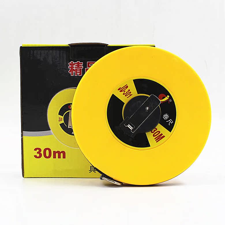 z2e03 手摇式30米纤维卷尺 9.9元店十元店货源 江湖赶集地摊热卖