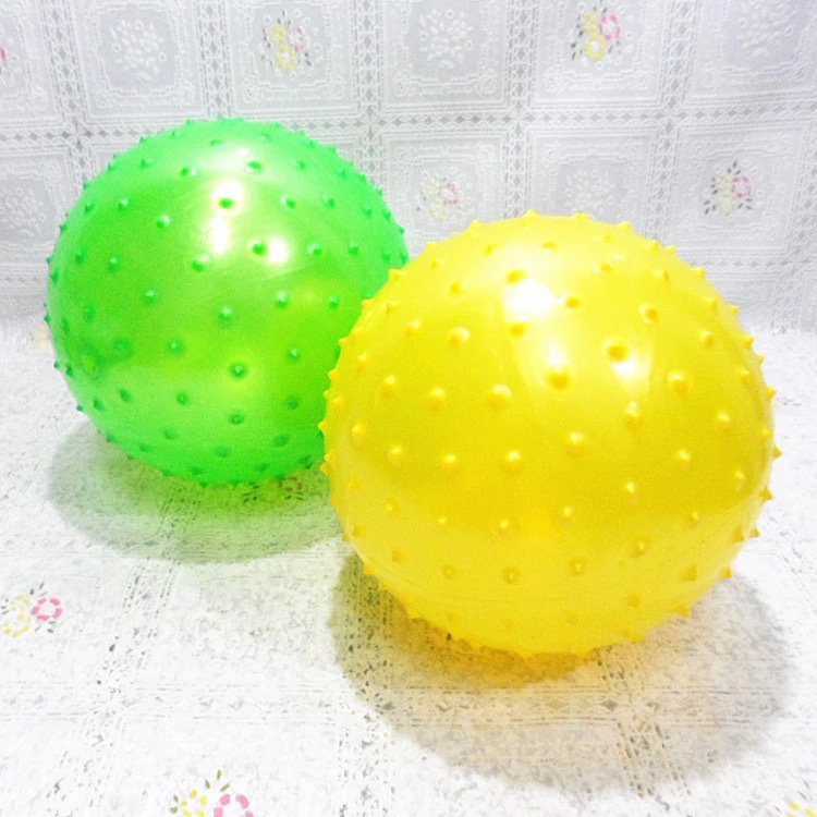 加厚充气皮球 带皮刺按摩跳跳球 健身按摩