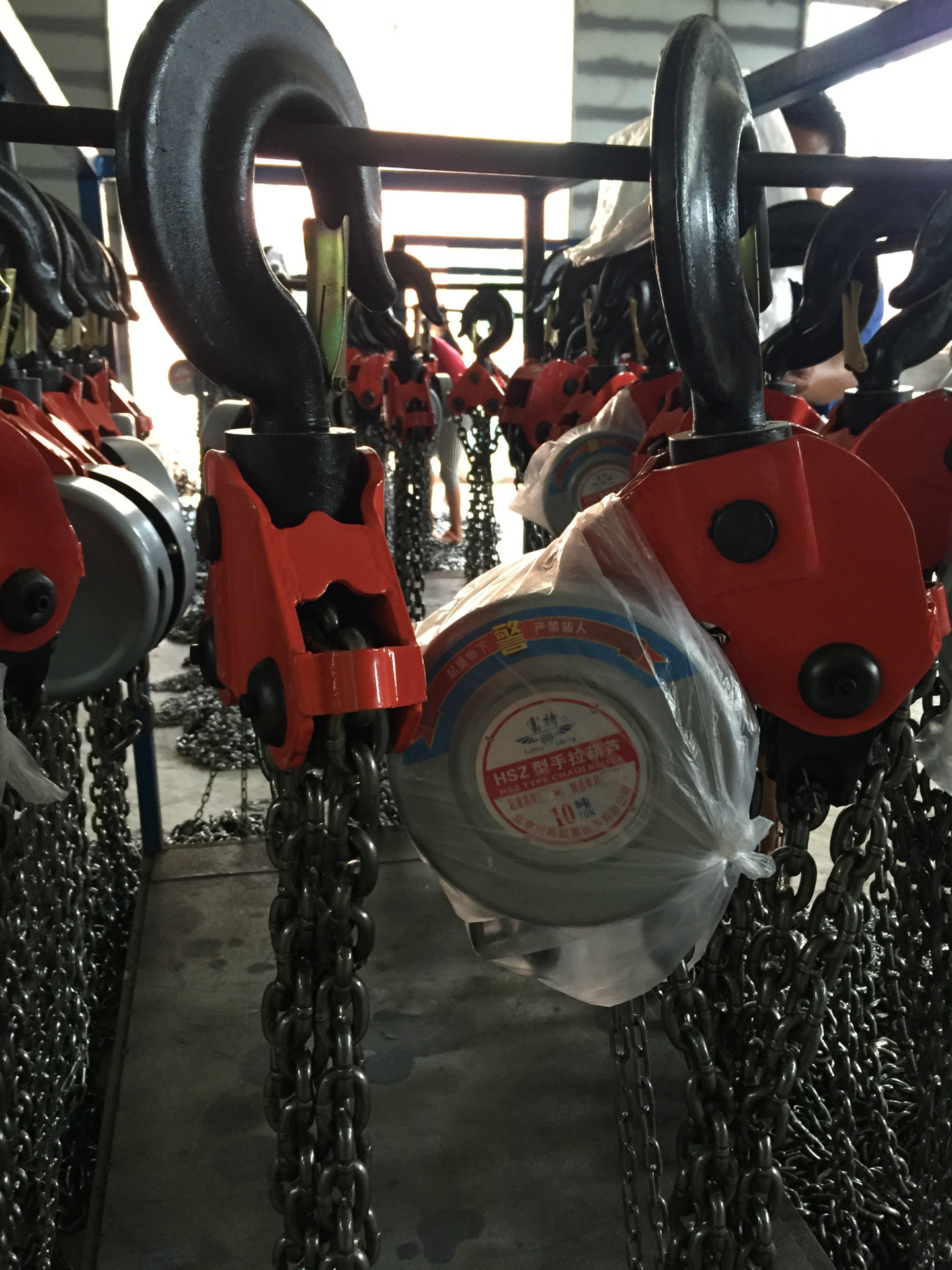 10吨手拉葫芦国标手拉葫芦圆形手拉葫芦倒链导链10吨3米