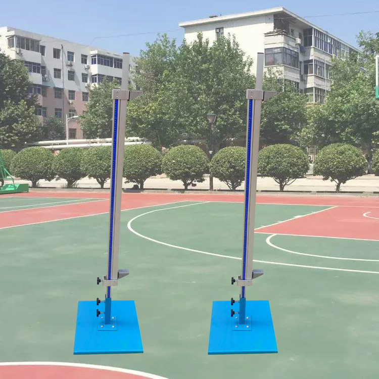 供应高中低档比赛跳高架 铝合金可调升降移动式跳高支架一件代发