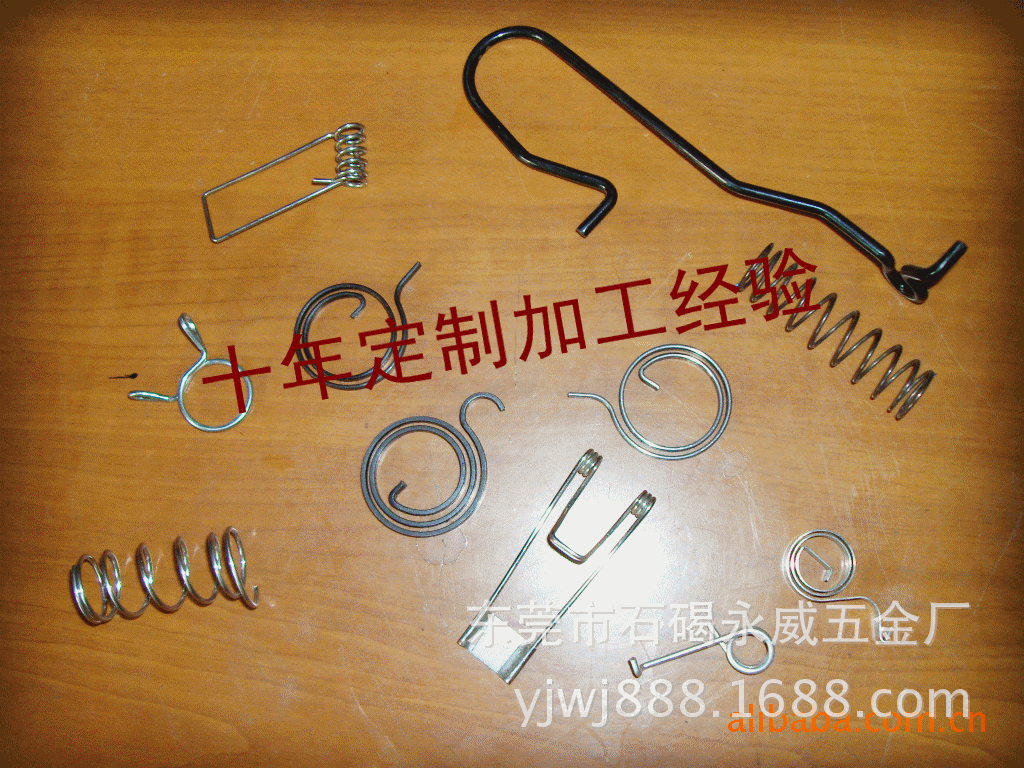 5线径双扭弹簧 扭力弹簧 减压磨光玩具五金配件